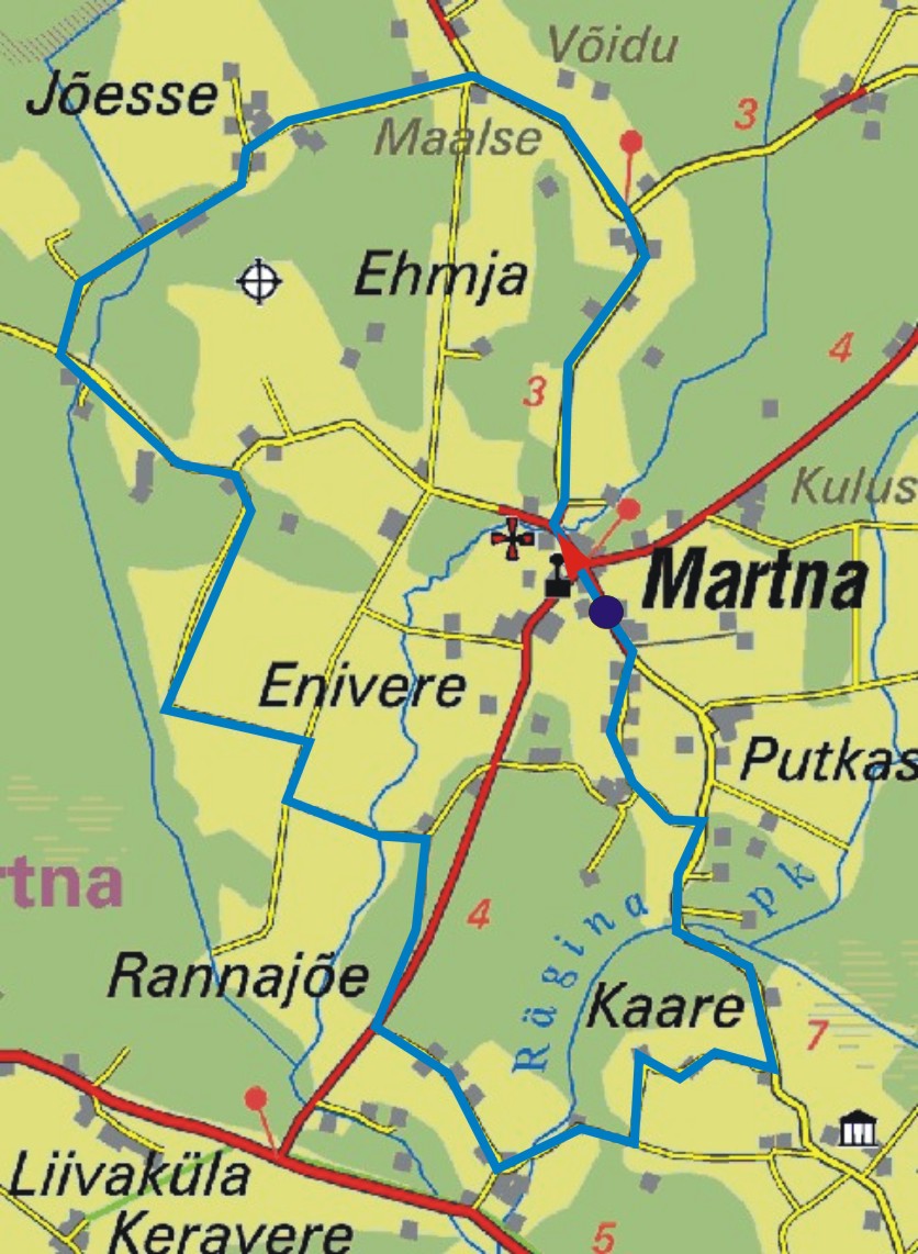 Martna etapi kaart